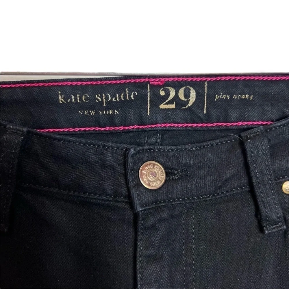 KATE SPADE Black Broom Street Jeans Size 29